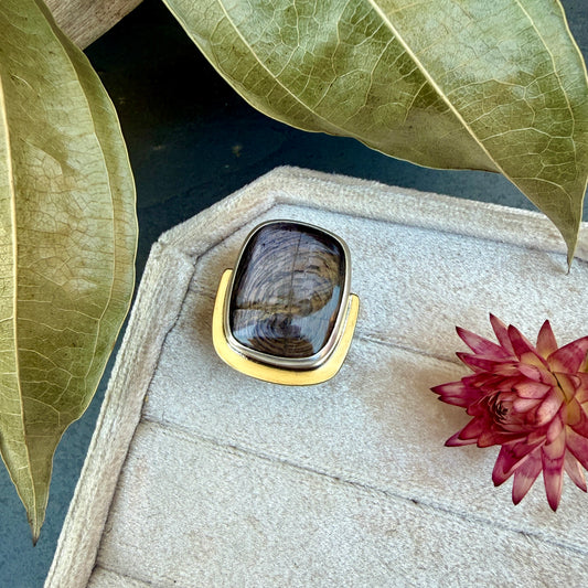 Hypersthene Ring - Size 6