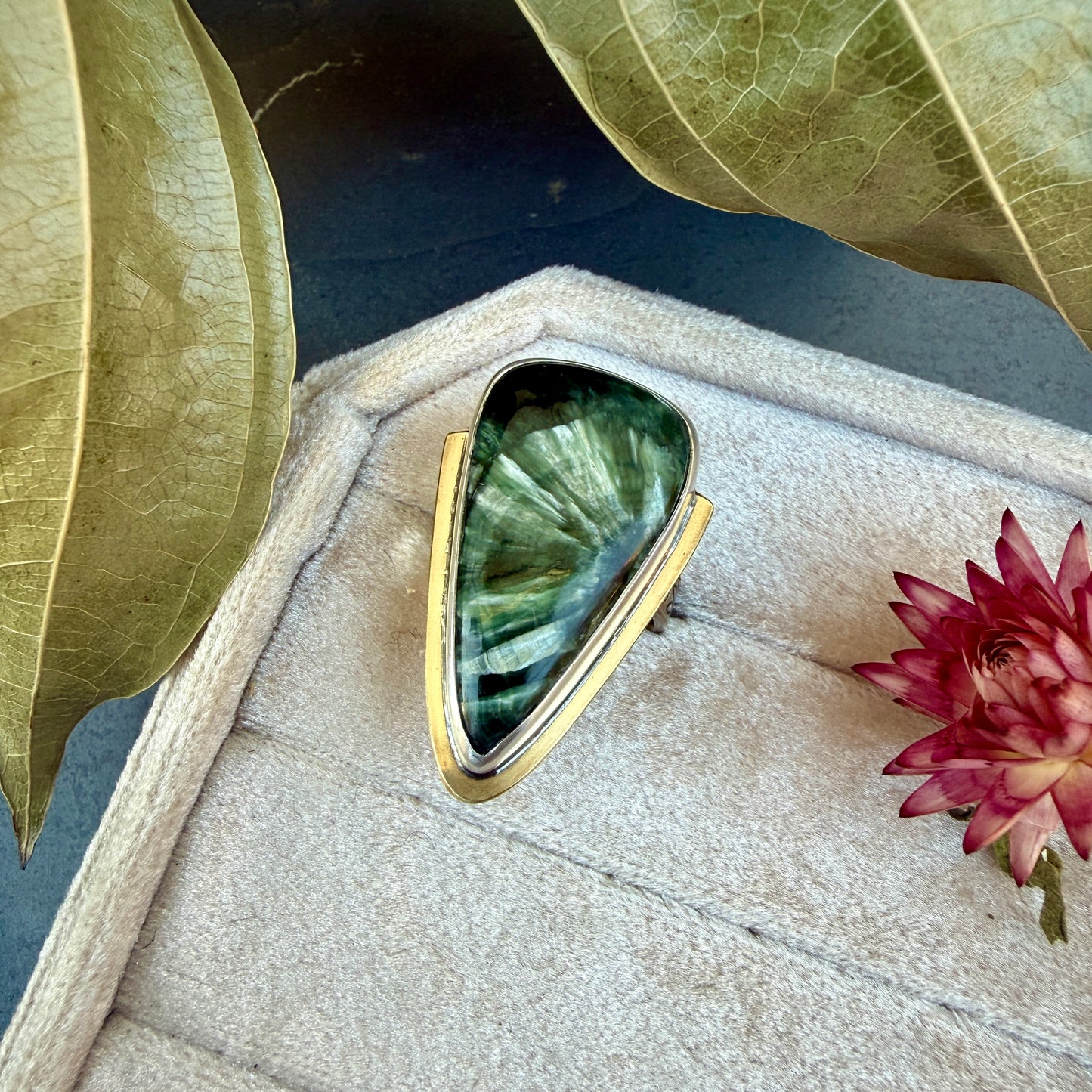 Seraphinite Ring - Size 9