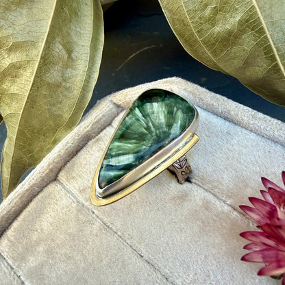 Seraphinite Ring - Size 9
