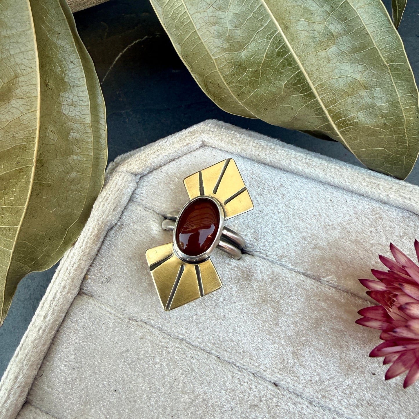 Carnelian Ring - Size 7.5