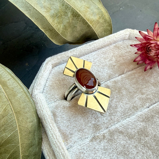 Carnelian Ring - Size 7.5