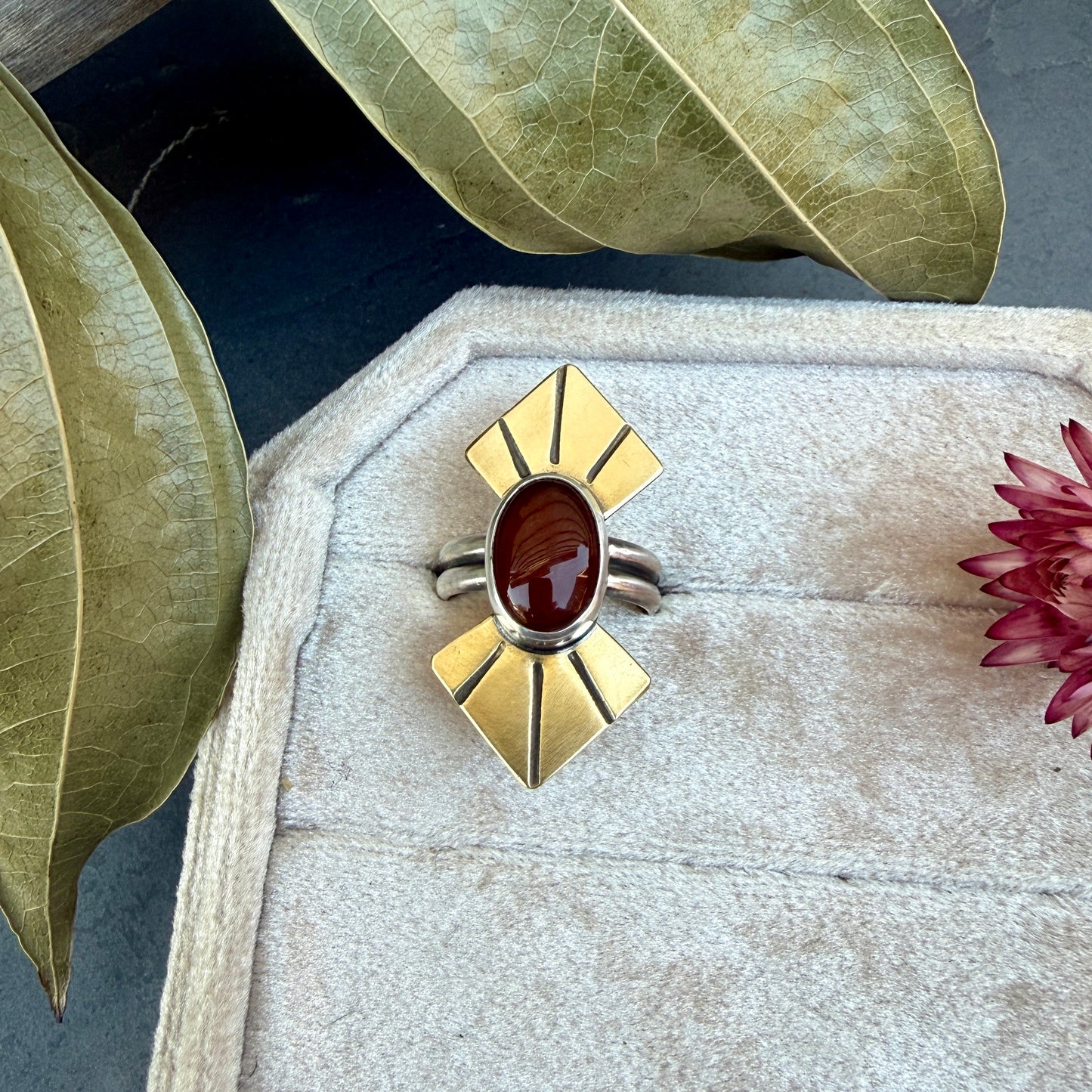 Carnelian Ring - Size 7.5