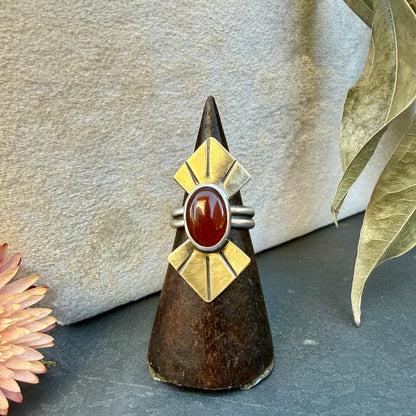 Carnelian Ring - Size 7.5