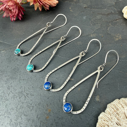 Droplet Portal Earrings - with stone options