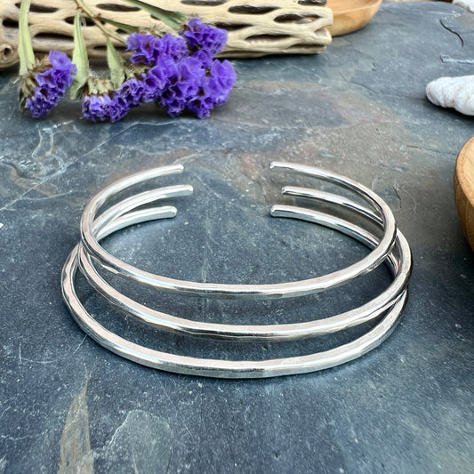 Everyday Cuff Bracelet - Silver