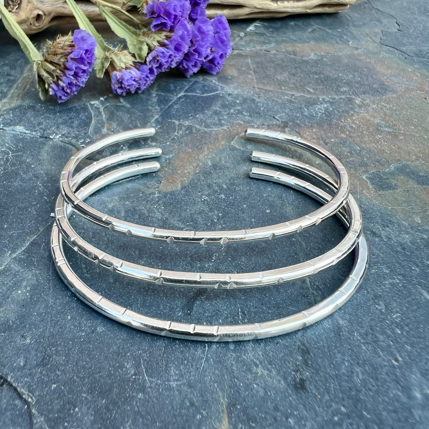 Everyday Cuff Bracelet - Silver