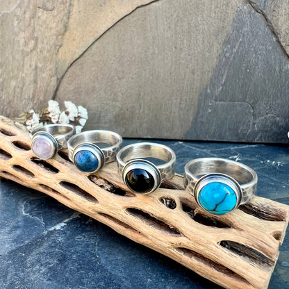 Everyday Stone Ring - Wide