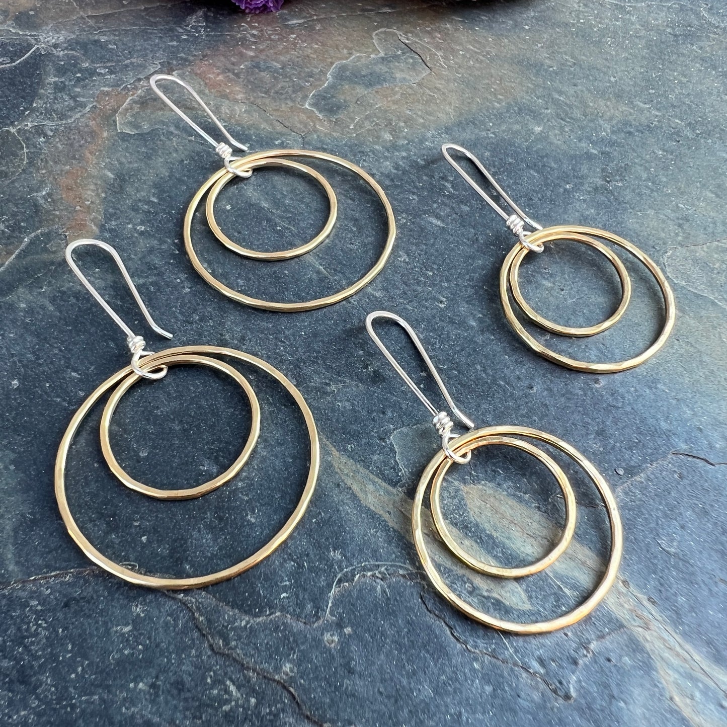 Orbit Earrings - Brass