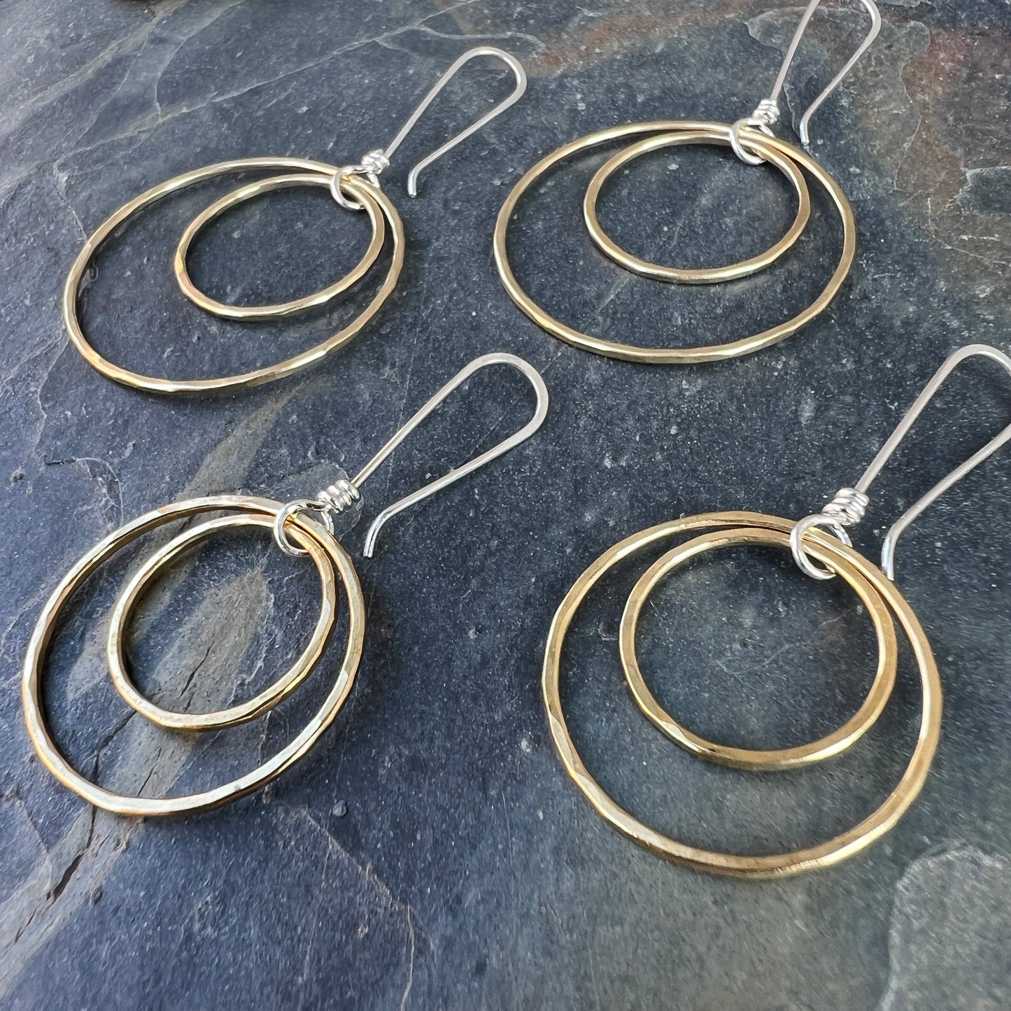 Orbit Earrings - Brass