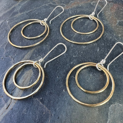 Orbit Earrings - Brass