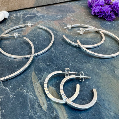 Passage Hoops - Silver