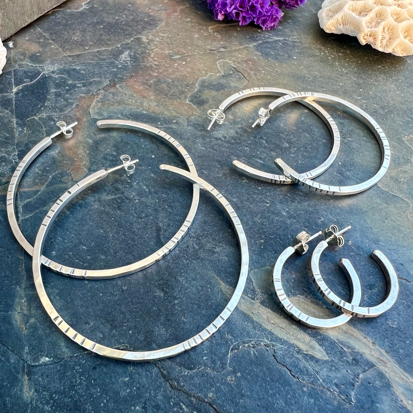 Passage Hoops - Silver