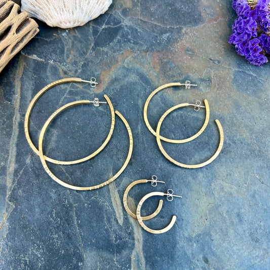 Passage Hoops - Brass