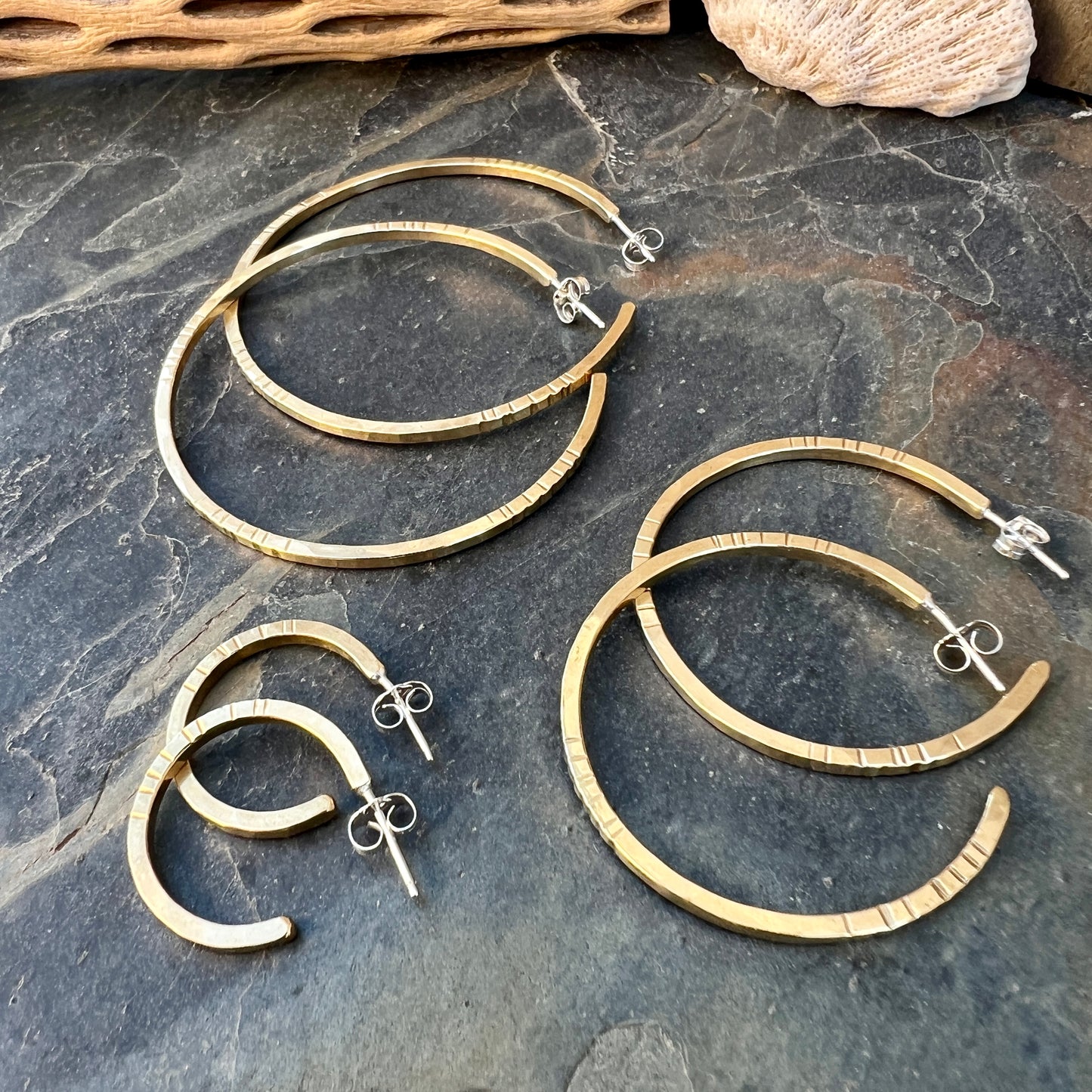 Passage Hoops - Brass