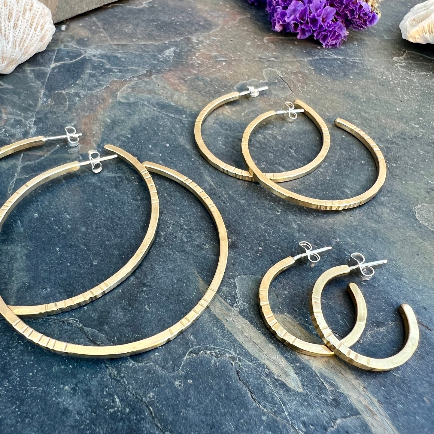 Passage Hoops - Brass