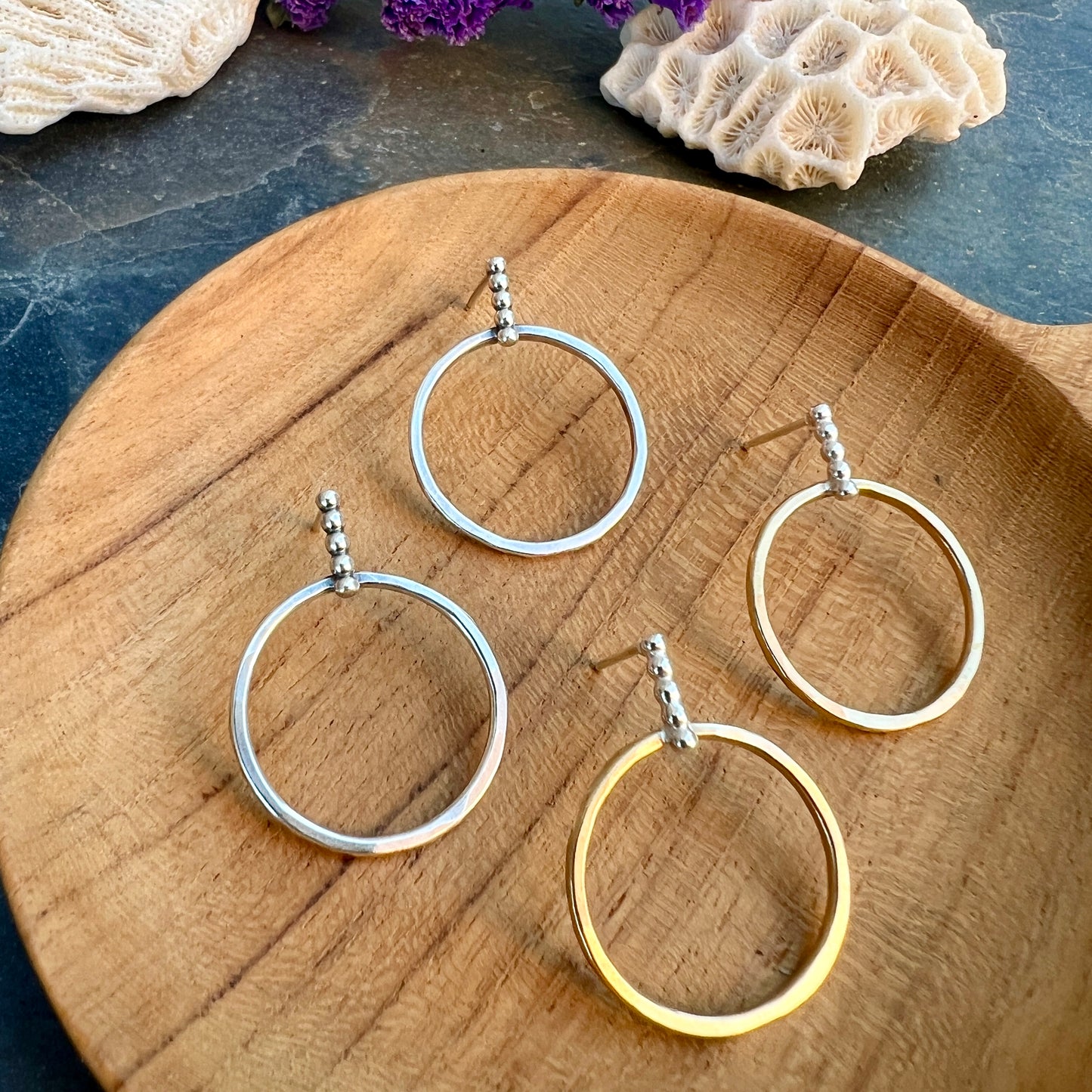 Circle Dot Studs