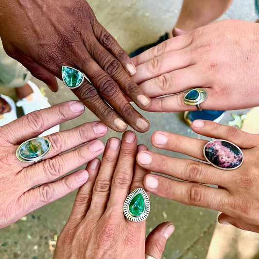 Intro to Stone Setting: Statement Rings! - 6 to 7 hours