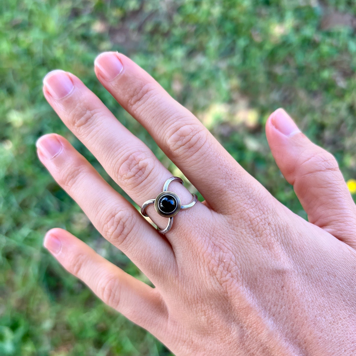 Swell Ring - Silver with Brass