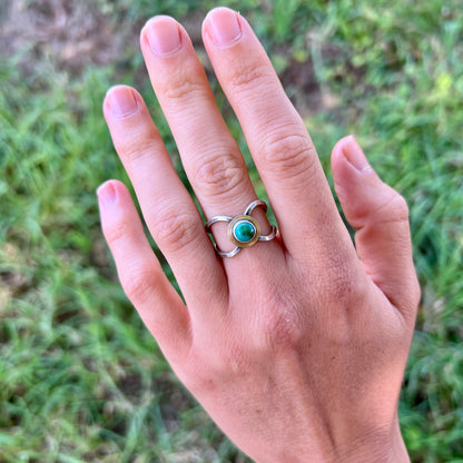 Swell Ring - Silver with Brass