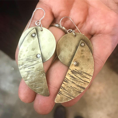 Riveted Construction: Earrings or Pendant - 4 hours