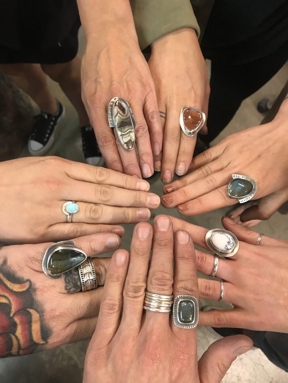 Intro to Stone Setting: Statement Rings! - 6 to 7 hours